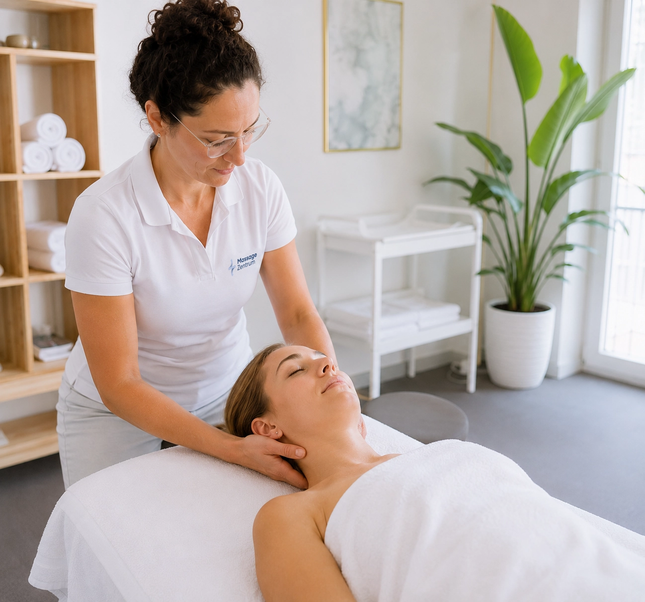Arbeit an der Nackenmuskulatur – Massage Zentrum Lenzburg, Bahnhofweg 17